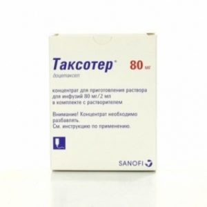 Taxoter konc 80mg/2/2.36/1